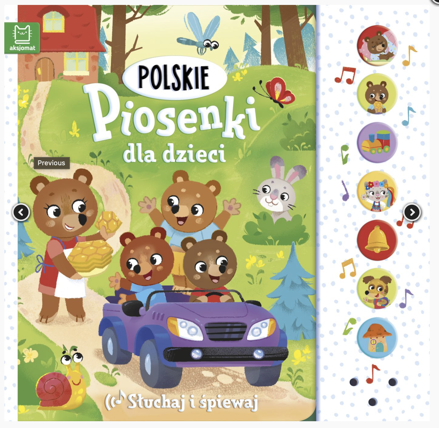 Słuchaj i śpiewaj. Polskie piosenki dla dzieci